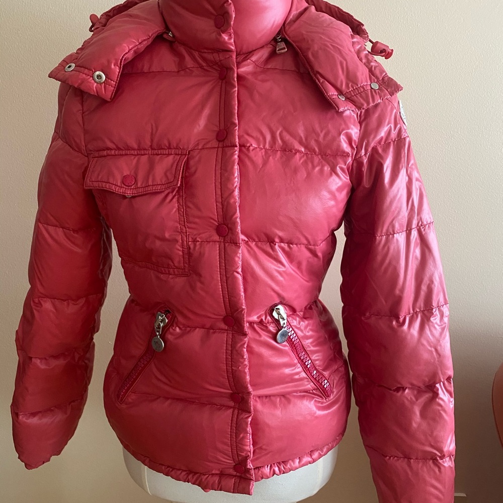 AUTH MONCLER down Jacket/ coat Sz 1 Moncler sz 4/XS US=38 Italy